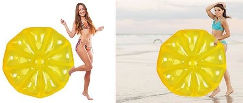 Materac dmuchany - cytryna na Arena.pl