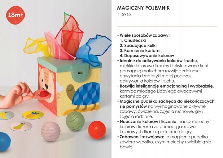 Magiczny Pojemnik Taf Toys – Sensoryczna Zabawa dla Rozwoju Dziecka zdjęcie 12