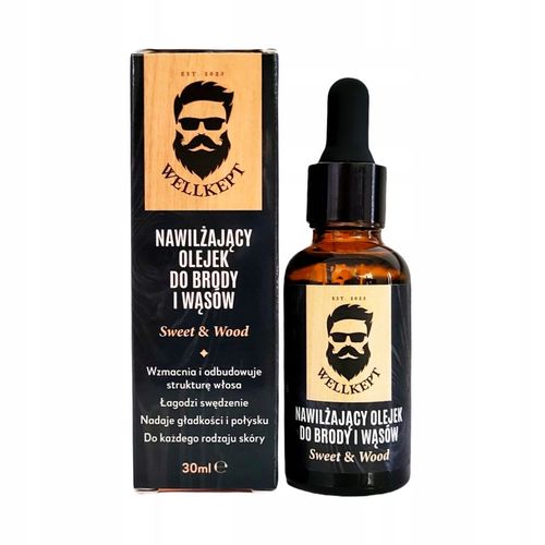 Zestaw do Pielęgnacji Brody: Kartacz / Szczotka + Olejek 30ml Nawilżający na Arena.pl