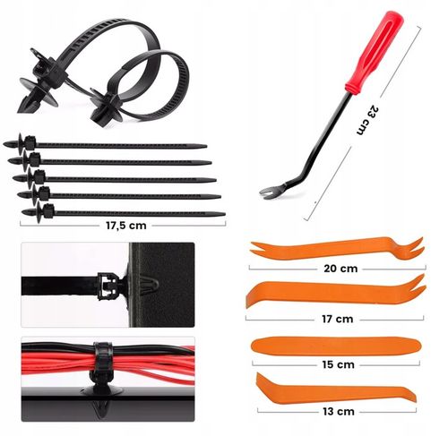 SPINKI SAMOCHODOWE ZESTAW SPINEK SAMOCHODOWYCH DO TAPICERKI 635 + ŚCIĄGACZE na Arena.pl