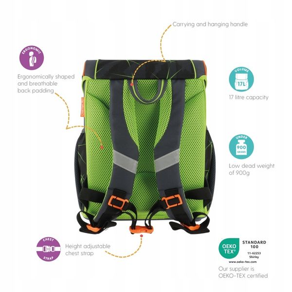 Tornister z wyposażeniem HERLITZ LOOP PLUS WILD LIFE + GRATIS zdjęcie 7