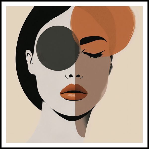 Plakat 90x90cm Dwie Strony Piękna zdjęcie 3