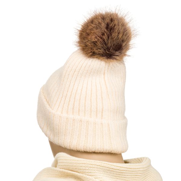 czapka ptn hat-08-7767 beige zdjęcie 4
