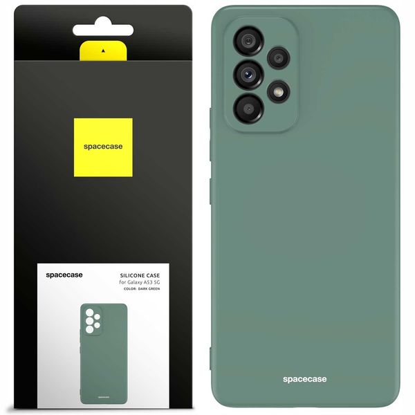 Spacecase Silicone Case Galaxy A53 5G dark green zdjęcie 1