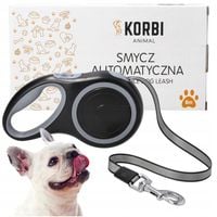 SMYCZ AUTOMATYCZNA DLA PSA TAŚMA Z BLOKADĄ ODBLASKOWA MOCNA ZWIJANA 50KG 8M