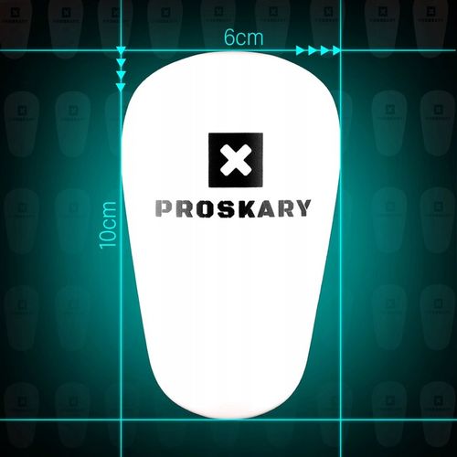 Ochraniacze piłkarskie Proskary mini białe na Arena.pl