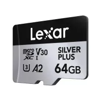 Lexar microSDXC Professional SILVER Plus UHS-I/U3/A2/4K R205/W100 64GB