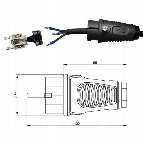 Przedłużacz na bębnie, H05VV-F OWY 3x2,5mm2 50m na Arena.pl