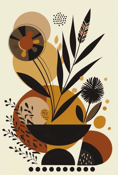 Plakat 67,5x100cm Ogrody Geometryczne zdjęcie 1