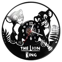Zegar ścienny z płyty winylowej Król lew 115.14