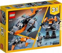 LEGO CREATOR CYBERDRON 3w1 ZESTAW 31111