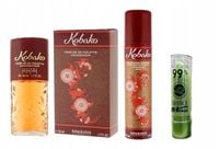 Bourjois Kobako Sensuelle 50ml woda toaletowa kobieta + Deo + pomadka Aloe