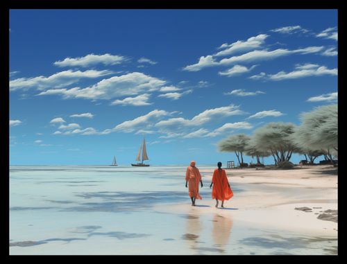 Plakat 40x30cm Spokój w Piaskach na Arena.pl