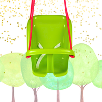 Huśtawka Kubełkowa Dla Dzieci Plastikowa Na Sznurkach Technok 1660