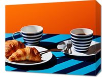 Obraz 50x40cm Croissanty