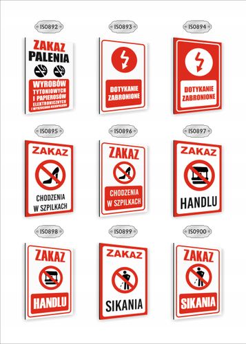 Tabliczka znak informacyjny dibond nadruk UV 30x20 ZAKAZ PARKOWANIA na Arena.pl