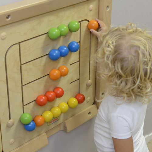 Masterkidz Tablica Ścienna Edukacyjna Labirynt Koraliki na Arena.pl