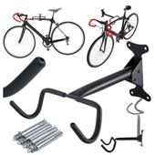 HAK UCHWYT WIESZAK ROWEROWY NA ŚCIANĘ SKŁADANY METALOWY POWŁOKA ABS DO 30KG