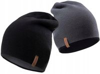 ELBRUS CZAPKA ZIMOWA KRASNAL MĘSKI DWUSTRONNA NA ZIMĘ Z NASZYWKĄ