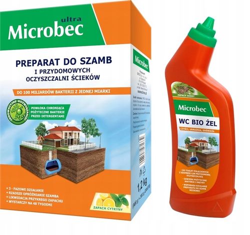 Bakterie do szamba preparat do oczyszczalni 1kg + żel do WC gratis na Arena.pl
