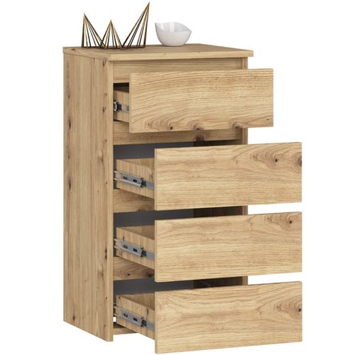 Szafka do sypialni, STILO, 40x35x74 cm, dąb artisan, mat | TYLETEGOTU na Arena.pl