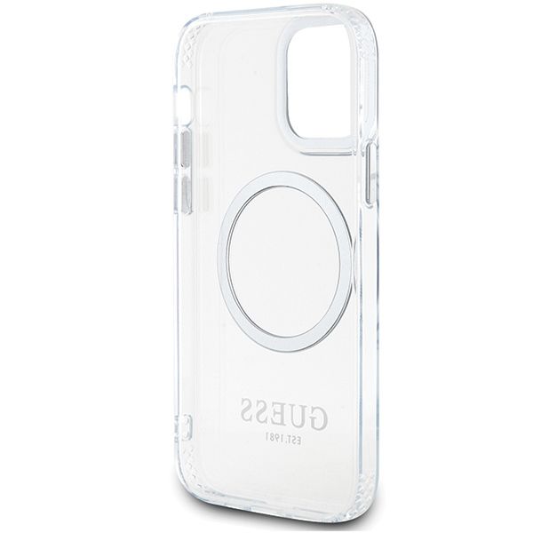 Etui Guess do iPhone 12, iPhone 12 Pro, Srebrny, MagSafe zdjęcie 7