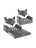 fotel dla dziecka rozkładany Kidsee 2-częściowy lisek