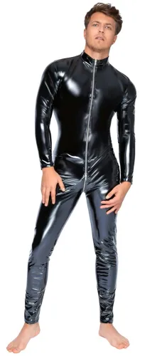 black level kombinezon męski xl czarny lakierowany z 3-kierunkowym zamkiem na Arena.pl