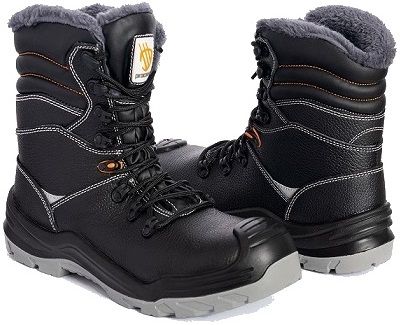 Wysokie buty robocze męskie Zimowe Ocieplane Trzewiki Wodoodporne z NOSKIEM na Arena.pl