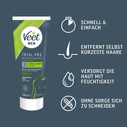 veet men total pro krem do depilacji ciała 200 ml na Arena.pl