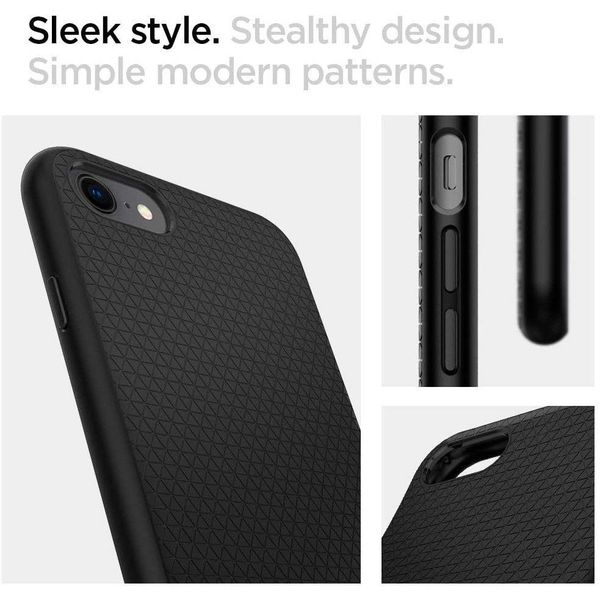 Etui Spigen Liquid Air do Iphone 7 / 8 / SE 2020 Black zdjęcie 8