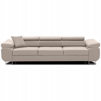 KANAPA RIGATTO BEŻOWA Wersalka Rozkładana Funkcja Spania KRONOS