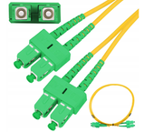 Patchcord SC/APC duplex SM G.652D 2m