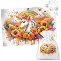 PUZZLE TRADYCYJNE - JEDNOROŻEC UNICORN KOŃ - 35 el