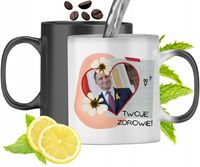 Kubek Magiczny Andrzej Duda Zmieniający Kolor Z Nadrukiem Ze Zdjęciem