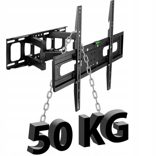 MOCNY UCHWYT do TELEWIZORA LCD LED WIESZAK TV ŚCIENNY OBROTOWY 32-85 na Arena.pl