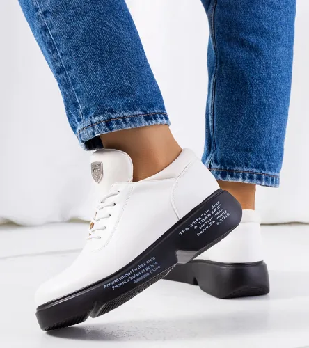 Białe sneakersy Hollin 36 na Arena.pl