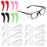OSŁONY BOCZNE NA OKULARY OCHRONNE NAKŁADKI OCHRONA BOCZNA ZESTAW 6 PARY