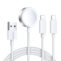 3w1 kabel przewód usb-a z ładowarka indukcyjną + 2x iphone lightning