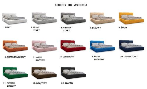 Łóżko Tapicerowane Premium Cassy 160x200 na Arena.pl