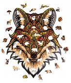 Rozwijające PUZZLE Do Układania GRA LOGICZNA Zestaw Puzzli SPTYRNY LISEK