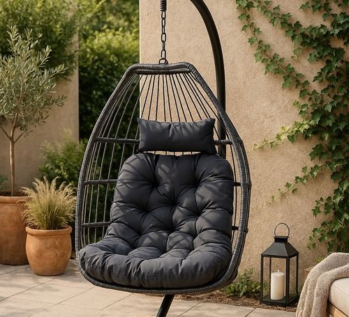 FOTEL WISZĄCY OGRODOWY BUJANY KOKON KOSZ TARAS HUŚTAWKA BUJAK JAJO KRZESŁO na Arena.pl