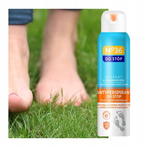 Spray antyperspirant do stóp antybakteryjny niwelujący zapach No36 x5 na Arena.pl