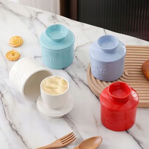 Ceramiczna maselnica, francuska maselniczka z pokrywk?, pojemnik na na Arena.pl