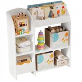 Regał na książki / gazety / zabawki – loft – 100 cm