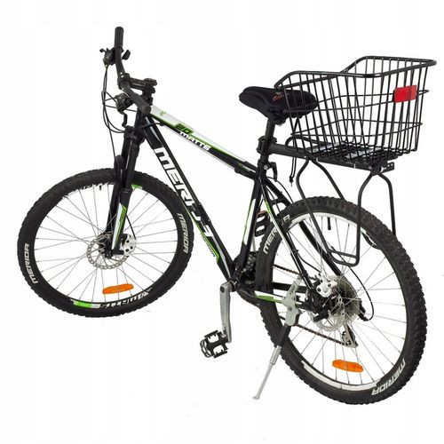 KOSZ NA ROWER METALOWY TYLNY KOSZYK ROWEROWY NA BAGAŻNIK na Arena.pl