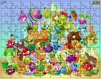 Puzzle Plants vs Zombie