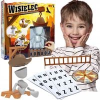 GRA FAMILIJNA WISIELEC NOWA WERSJA 3D MAGNETYCZNY LUDZIK GRY DLA DZIECI EPE