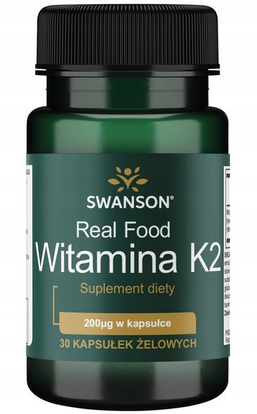 NATURALNA WITAMINA K2 MK-7 200mcg KOŚCI SWANSON zdjęcie 1