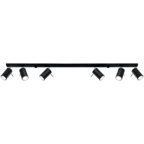 Plafon RING 6L czarny zdjęcie 1